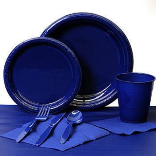 Navy Plastic Party Pack