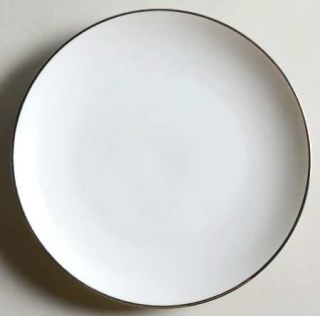 Mikasa Regal Bread & Butter Plate, Fine China Dinnerware   White With Platinum T