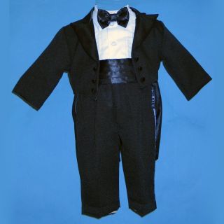 Dalton 4 Piece Black Tuxedo with Tails   2396   24 MO, 24 Months
