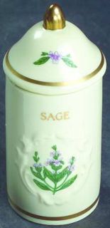 Lenox China Spice Garden (Giftware) Spice Jar Set Individual Jar Motif 22, Fine