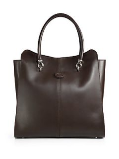 Tods Alo Large Sella Tote   Palisander