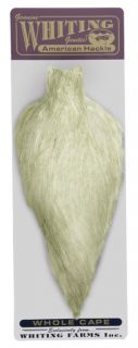 Whiting American Hackle Cape, White, Type Natural