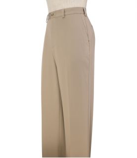 Wrinkle Resistant Tailored Fit Plain Front Pants. JoS. A. Bank