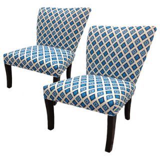 Sole Designs Nile Cotton Wingback Cotton Slipper Chair (Set of 2) 10004