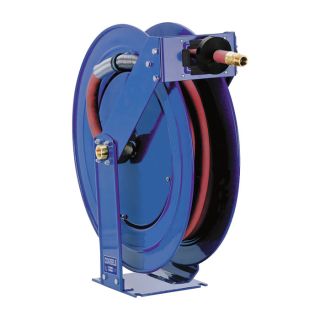Coxreels T Series Supreme Duty Air/Water Hose Reel with Hose   3/4 Inch x 75ft.,