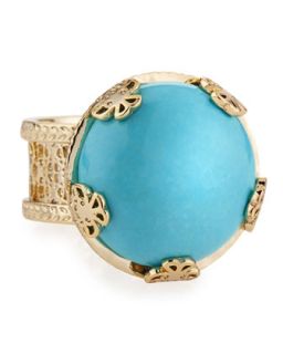 Tyra Turqouise Ring, Size 7