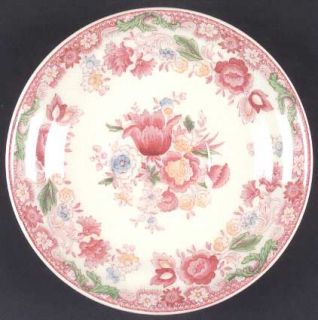 Johnson Brothers Winchester Pink (Rope Edge) Saucer for Oversized Cup, Fine Chin