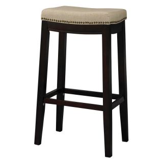 Linon Allure 30 in. Backless Bar Stool Multicolor   98326WAL 01 KD