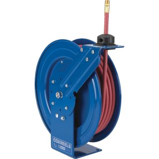 Coxreels P Series Air/Water Hose Reel with Hose   1/4 Inch x 25ft., Model P LP 