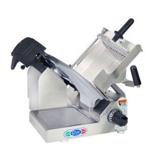Globe Premium Slicer   13 Alloy Knife Blade, Manual, Gear Driven System, Stainless Steel