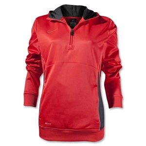 Nike Womens Sideline Fleece 1/4 Zip (Neon Pink)