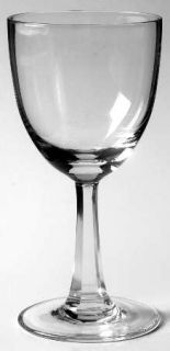 Kusak Cut Glass Works Crystal Classic Wine Glass   Stem#272, Plain Bowl