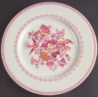 Royal Doulton Phoenix Dinner Plate, Fine China Dinnerware   Fine China, Pink/Yel