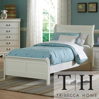 Tribecca Home Alfie White Twin Bed