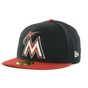 Miami Marlins New Era MLB Twist Up 59FIFTY Cap