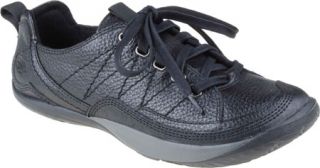Womens Kalso Earth Shoe Pace   Black Grained Calf Casual Shoes