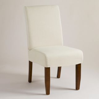 Linen Short Anna Chair Slipcover   World Market
