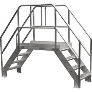 Bustin 32 In. Spacesaver Crossover Ladder   4 Steps, 500 Lb. Capacity, Model#