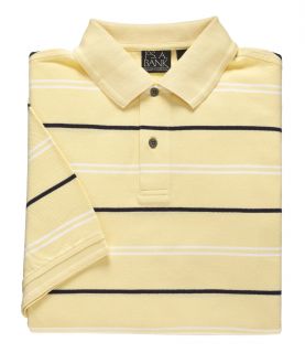 Traveler Multi Stripe Short Sleeve Polo by JoS. A. Bank Mens Dress Shirt