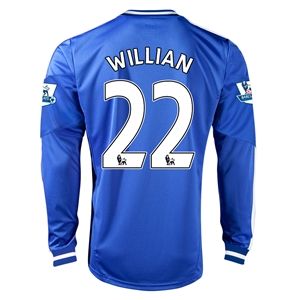 adidas Chelsea 13/14 WILLIAN LS Home Soccer Jersey