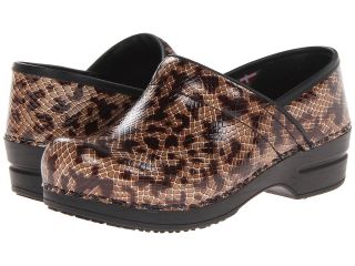 Sanita Professional Monty Womens Clog Shoes (Animal Print)