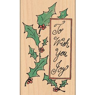 Penny Black Mounted Rubber Stamp wish You Joy (3 X 5)