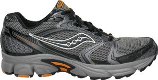 Mens Saucony Grid Cohesion TR5   Grey/Orange Running Shoes