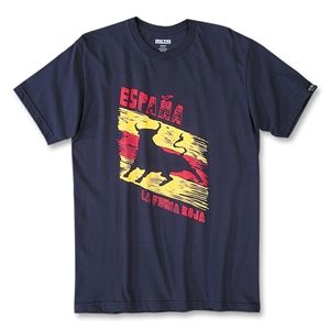 Objectivo Ultras Spain Espana La Furia Roja T Shirt (Navy)