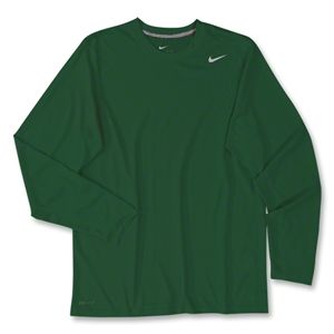 Nike Legend LS Poly Top (Dark Green)
