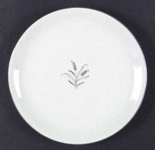 Seyei Concerto Dinner Plate, Fine China Dinnerware   Gold Wheat,Platinum Stalks,