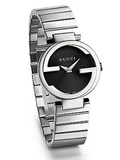 Gucci Interlocking G Stainless Steel Music Fund Special Edition Watch   Silver