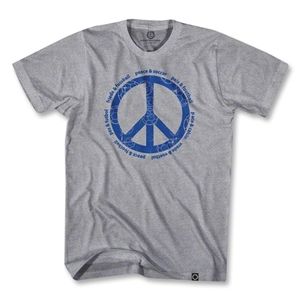 Objectivo Peace & Soccer T Shirt (Gray)