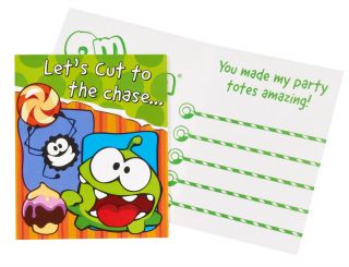 Cut the Rope Thank You Notes