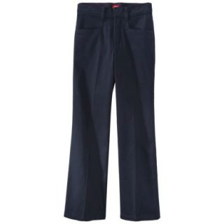 Dickies Girls Classic Fit Stretch Flare Bottom Pant   Navy 5