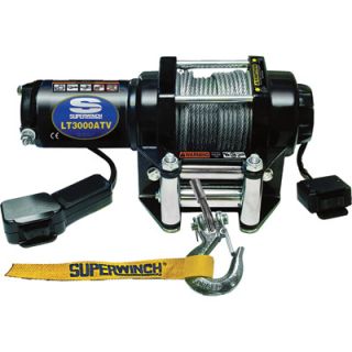 Superwinch 12 Volt ATV Electric Winch   3000 Lb. Capacity, Wire Rope