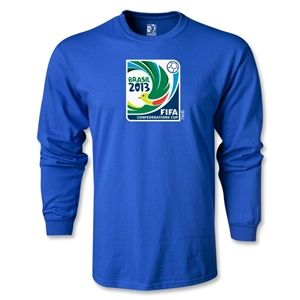 Euro 2012   FIFA Confederations Cup 2013 LS Emblem T Shirt (Royal)