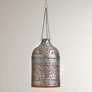 Cloche Punched Pendant Lamp   World Market