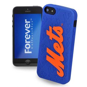 New York Mets Forever Collectibles IPHONE 5 CASE SILICONE LOGO