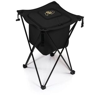 Picnic Time University Of Colorado Buffaloes Sidekick Portable Cooler (BlackMaterials Polyester; PVC liner and drainage spout; steel frameDimensions Opened 18.5 inches Long x 18.5 inches Wide x 27.8 inches HighDimensions Closed 8 inches Long x 8 inches