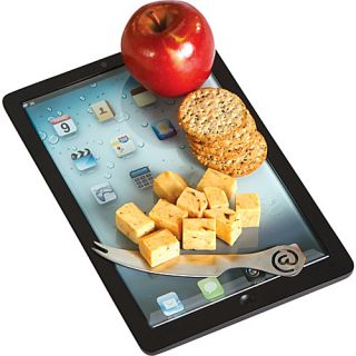 Tablet Shape Cheese Board Wood   Picnic Plus Outdoor Accessories