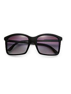 Stella McCartney Oversized Square Sunglasses   Black