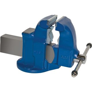 Yost Heavy Duty Industrial Combination Bench Vise   Stationary Base, 5 Inch Jaw