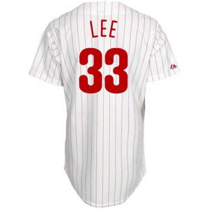 Philadelphia Phillies Cliff Lee Majestic MLB Player Replica Jersey