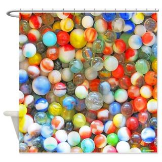  Vintage Colorful Marbles Shower Curtain  Use code FREECART at Checkout