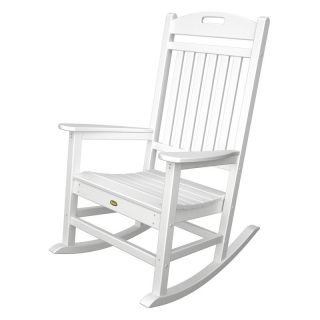 Trex Outdoor Furniture Yacht Club Rocking Chair Charcoal Black   TXR100CB