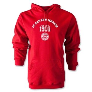 hidden Bayern Munich Distressed Established 1900 Hoody (Red)