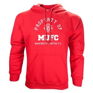 Euro 2012   Manchester United Property of MUFC Hoody (Red)