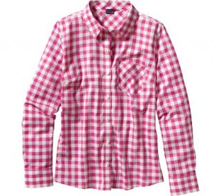 Womens Patagonia Long Sleeve Brookgreen Shirt   Rilay/Radiant Magenta Long Slee