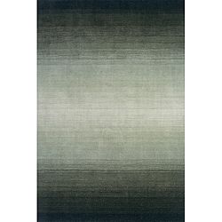 Hand tufted Manhattan Ombre Green Wool Rug (23 X 39)