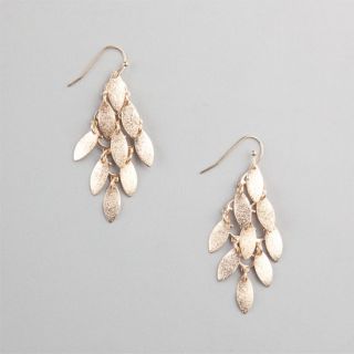 Diamond Dust Chandelier Earrings Gold One Size For Women 228643621